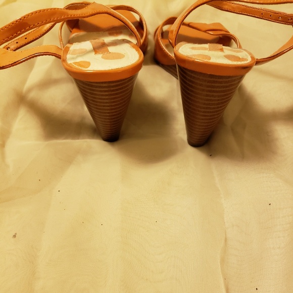 Orange Fioni Wedge Sandal - Picture 2 of 4